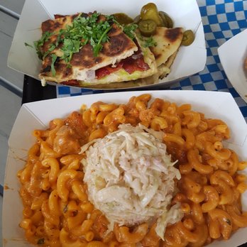 Rick's Good Eats - T: T-Bolt - naan bread BLT (tandoori bacon) B: Butter chicken mac and cheese with coleslaw - flavorful, rich and very filling - Indian Near Me - Mississauga, Ontario Rick's Good Eats - T: T-Bolt - naan bread BLT (tandoori bacon) B: Butter chicken mac and cheese with coleslaw - flavorful, rich and very filling - Indian Near Me - Mississauga, Ontario