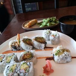 Dynamite and California roll lunch