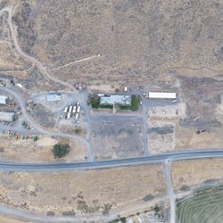 Winema Lodge - Aerial shot of the lodge property