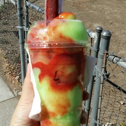 Lime sorbet with chile powder. Large $5 Lime sorbet with chile powder. Large $5