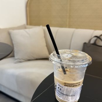 Shaghf Cafe - ice spanish latte - Cafes Near Me - Falls Church, Virginia