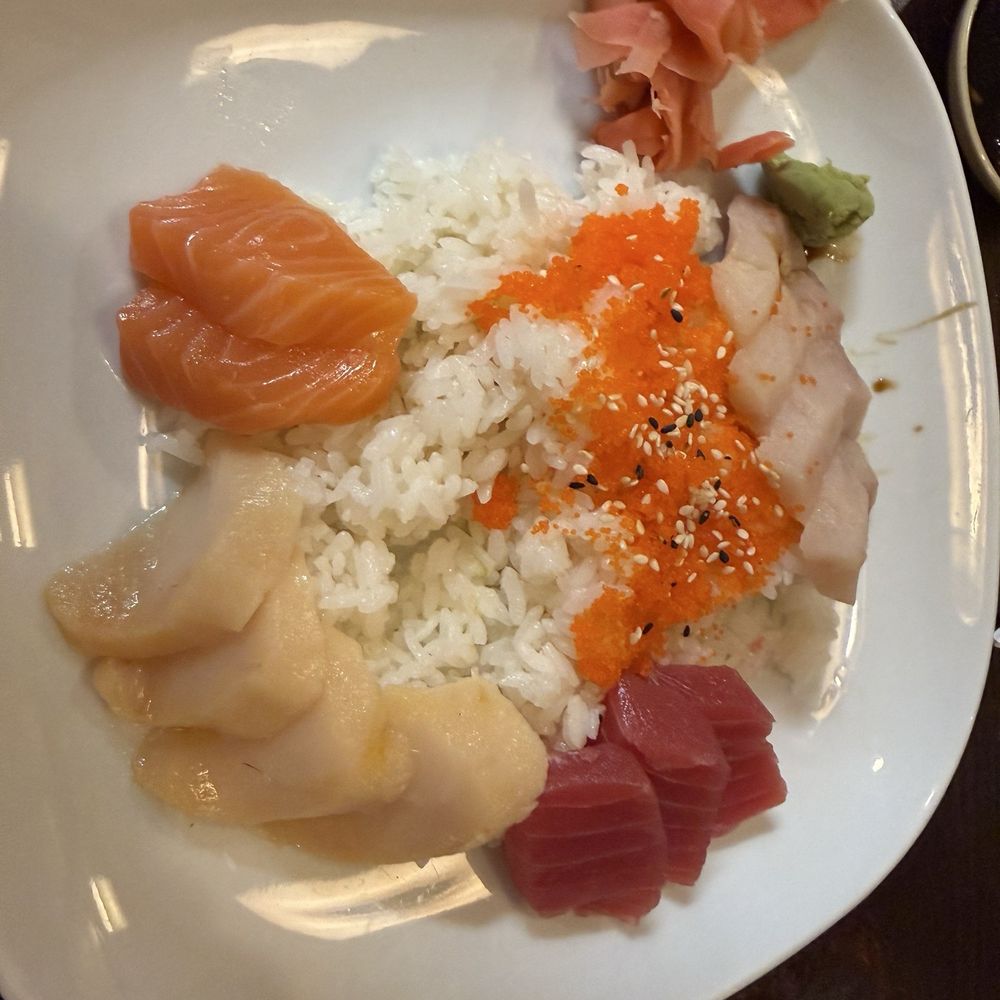 Sushin Japanese Restaurant - They called it Chirashi...not what I expected - Japanese Near Me - Miami, Florida Sushin Japanese Restaurant - They called it Chirashi...not what I expected - Japanese Near Me - Miami, Florida