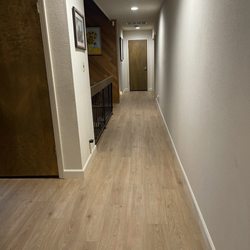 Abbey Carpet & Floor of Roseville - New LVP flooring in hallway