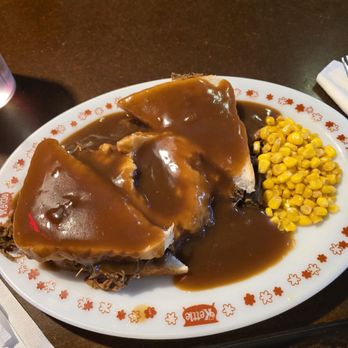 Downtown Pub - Hot beef lunch special with corn. - Bars Near Me - Preston, Iowa Downtown Pub - Hot beef lunch special with corn. - Bars Near Me - Preston, Iowa