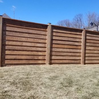 FPG Outdoor Structures - Horizontal batten board style fence 6x6 post - General Contractors Near Me FPG Outdoor Structures - Horizontal batten board style fence 6x6 post - General Contractors Near Me
