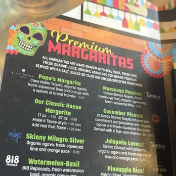 Papa's and Beer - Drink menu - Mexican Near Me - Anderson, South Carolina Papa's and Beer - Drink menu - Mexican Near Me - Anderson, South Carolina