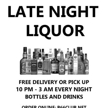 B66 Club - Late Night Liquor  Delivery or Pick Up  10 pm -3 am - Dance Clubs Near Me - Brooklyn, New York