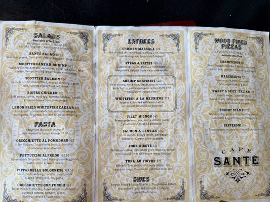 Menu photo 1 Cafe Santé Boyne City, MI