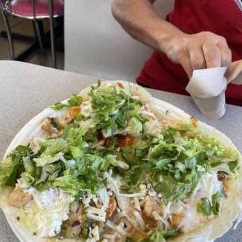 Lamy's Mexican Grill - 3 Fish Tacos with all the trimmings! - Mexican Near Me - Santa Clara, Utah Lamy's Mexican Grill - 3 Fish Tacos with all the trimmings! - Mexican Near Me - Santa Clara, Utah