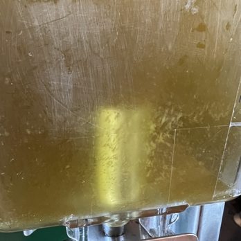 Panera Bread - You can see the mold inside the tank of the tea.  Yuck - Salad Near Me - Florence, South Carolina