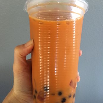 Banh Mi Che Cali - Thai tea with boba and grass jelly - Vietnamese Near Me - Westminster, California