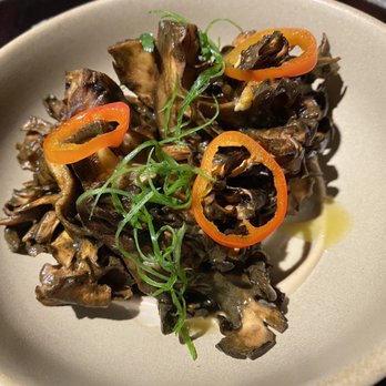 Bludorn - Maitake mushrooms - New American Near Me - Houston, Texas Bludorn - Maitake mushrooms - New American Near Me - Houston, Texas
