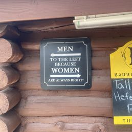 Hilarious (accurate) bathroom sign.