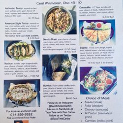 Taco Time with Don Carlos - Menu 1 on 07/2017