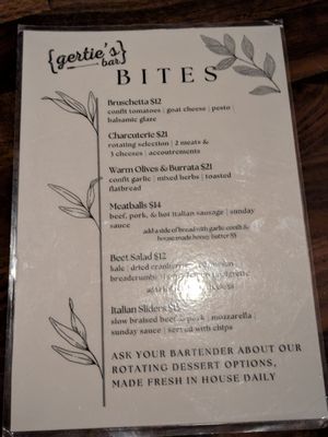 Menu photo 3 Gertie’s Bar Louisville, KY