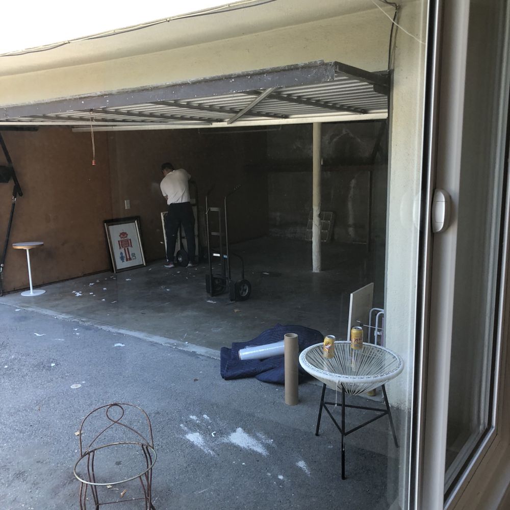 STEP Moving & Storage - My empty garage! All items packed - Movers Near Me - Irvine, California STEP Moving & Storage - My empty garage! All items packed - Movers Near Me - Irvine, California