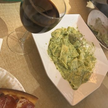 Pasta Party - Pesto pappardelle with meatball - Pizza Near Me - Orange, California