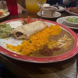 Pork chimichanga