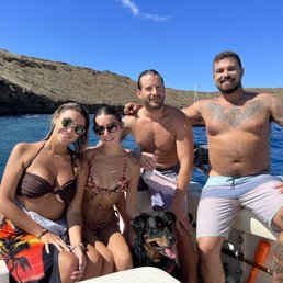 All of us enjoying Molokini crater