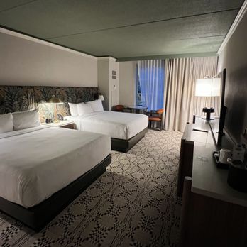 Hyatt Regency Greenwich - Standard double Queen (view was one of the parking lots) - Hotels Near Me - Old Greenwich, Connecticut