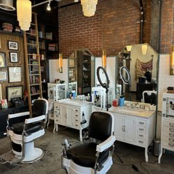 Barber Surgeons Guild - Interior design aesthetic - barber stations