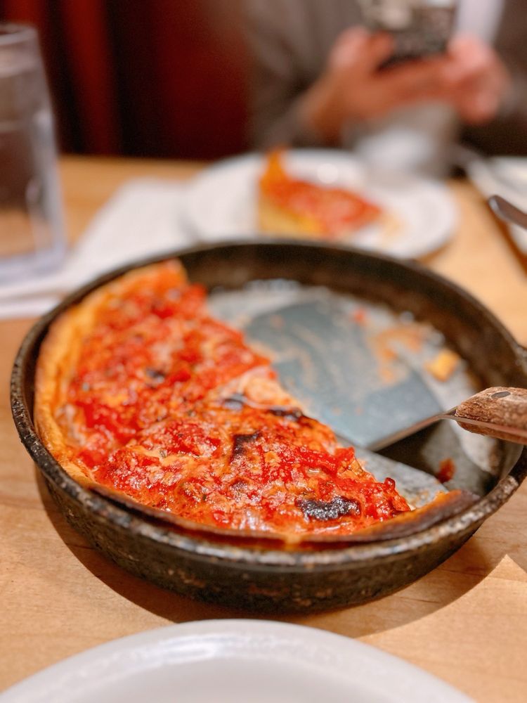 Food from Lou Malnati's Pizzeria