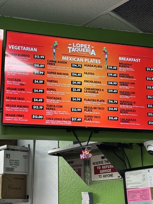 Menu photo 2 Lopez Taqueria Sunnyvale, CA Menu photo 2 Lopez Taqueria Sunnyvale, CA