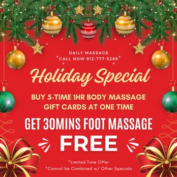 Daily Massage - Massage Near Me - Savannah, Georgia Daily Massage - Massage Near Me - Savannah, Georgia