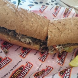 12 inch steak and cheese on wheat