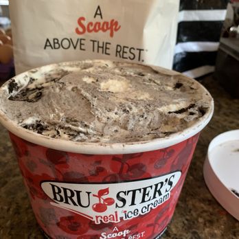 Bruster's Real Ice Cream - Half gallon of Oreo ice cream - Desserts Near Me - Upland, California