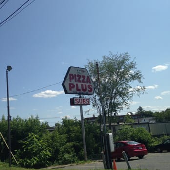 Pizza Plus - Pizza Plus of Natick -- 16 North Main Street / Route 27, Natick                 Sign - Pizza Near Me - Natick, Massachusetts