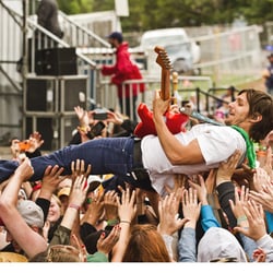Taste of Country Music Festival - Crowd Surfing