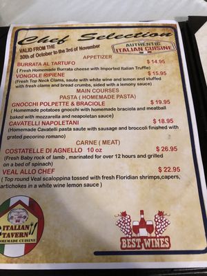 Menu photo 7 Antonio & Vittoria Satellite Beach, FL