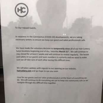 Hair Cuttery - 20 JUNE 2020- still closed. The app will let you make an appointment, but don't waste your time. - Men's Hair Salons Near Me - Norfolk, Virginia Hair Cuttery - 20 JUNE 2020- still closed. The app will let you make an appointment, but don't waste your time. - Men's Hair Salons Near Me - Norfolk, Virginia