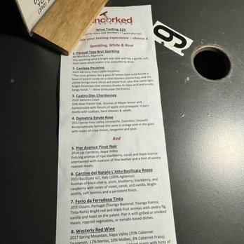 Uncorked Wine Shop - Sample (rotating) tasting menu from Aug 2025 - Beer, Wine & Spirits Near Me - Hermosa Beach, California Uncorked Wine Shop - Sample (rotating) tasting menu from Aug 2025 - Beer, Wine & Spirits Near Me - Hermosa Beach, California