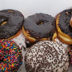 Banbury Cross Donuts - What is left of 4 dozen donuts!