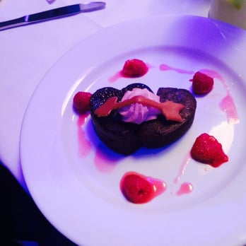 Aqua - Chocolate cake on Valentine's Day - Seafood Near Me - Tampa, Florida