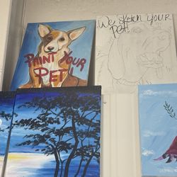 Kelly Jo Designs by Wine - Some of the artwork