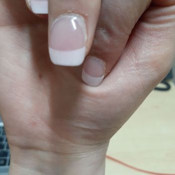 Nail V. Angel - Nails lifting and cuticles not trimmed. - Nail Salons Near Me - Clackamas, Oregon Nail V. Angel - Nails lifting and cuticles not trimmed. - Nail Salons Near Me - Clackamas, Oregon