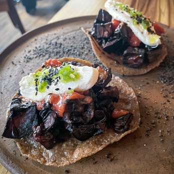 Colita - Charred Eggplant Tostadas - New American Near Me - Minneapolis, Minnesota
