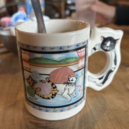 Cat coffee cup!