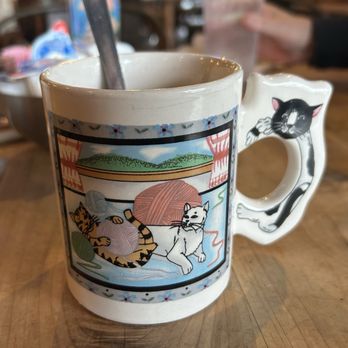 The Forge - Cat coffee cup! - American Near Me - Ben Wheeler, Texas