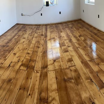Kevin smith flooring - a hardwood floor being sanded - Flooring Near Me - Morgantown, Pennsylvania