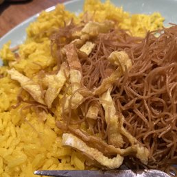 Nasi kuning and bihun