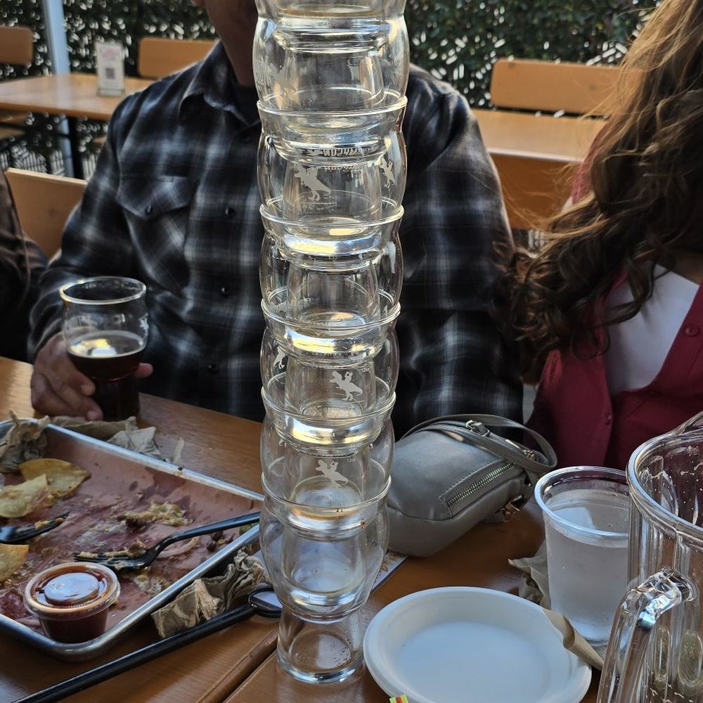 Thompson Brewing - All the drinks we had. Had to towers like this - American Near Me - Riverside, California Thompson Brewing - All the drinks we had. Had to towers like this - American Near Me - Riverside, California
