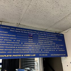 Foto Shop - Services offered - prices might be outdated (Dec 2023)