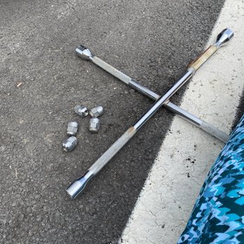 Five Guys - a pair of skis laying on the ground - Burgers Near Me - Roseburg, Oregon