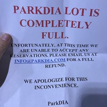 ParkDIA - This is the "heartfelt" flier we got to request a refund. Shows they really care about their customers... - Parking Near Me - Aurora, Colorado ParkDIA - This is the "heartfelt" flier we got to request a refund. Shows they really care about their customers... - Parking Near Me - Aurora, Colorado