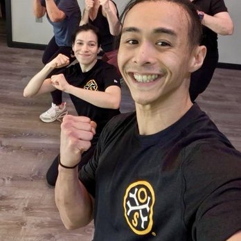 OsteoStrong Houston - Spring Branch - Here I am pictured with Trainer JC and a group of us in a Saturday Boxercise class which is so much fun and cardio intensive. - Health Coach Near Me - Houston, Texas OsteoStrong Houston - Spring Branch - Here I am pictured with Trainer JC and a group of us in a Saturday Boxercise class which is so much fun and cardio intensive. - Health Coach Near Me - Houston, Texas
