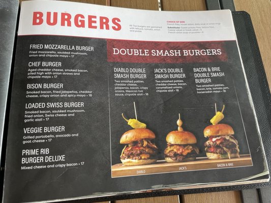 Menu photo 2 One Eyed Jack Kingston, ON